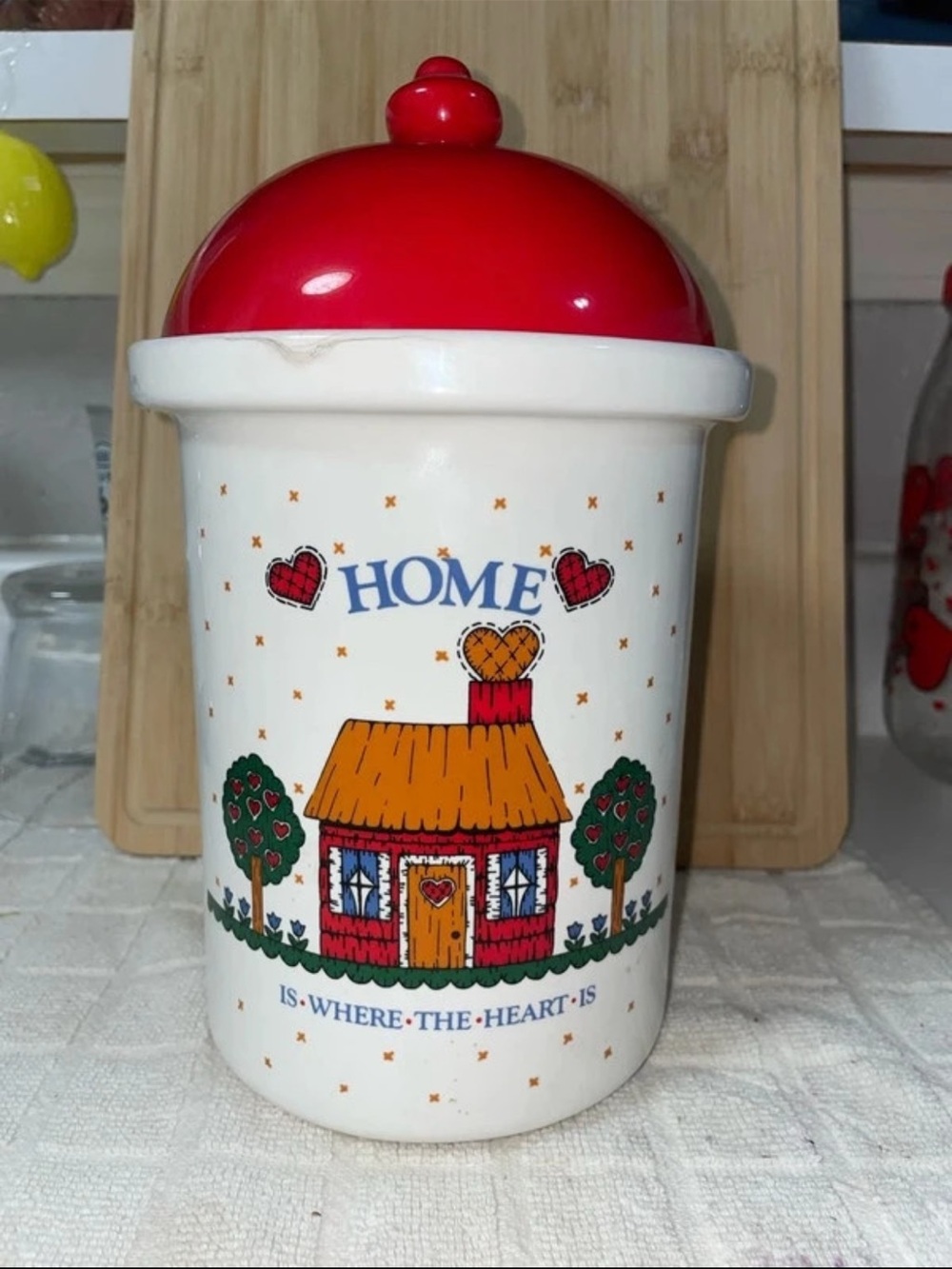 Cottagecore B&D Ceramic Canister